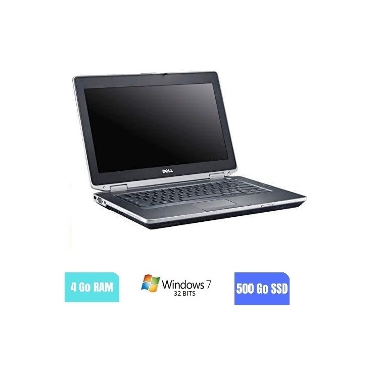 DELL E6430 - 4 Go RAM - 500 Go SSD - Windows 7 32 BITS - N°040336