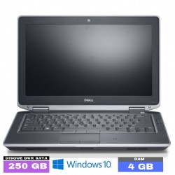 DELL E6330 - 4 Go RAM - 250 Go HDD - Windows 10 64 BITS - N°130501