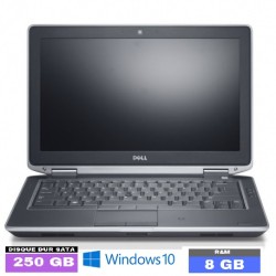 DELL E6330 - 8 Go RAM - 250 Go HDD - Windows 10 64 BITS - N°130502