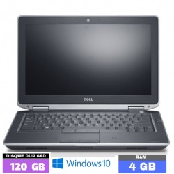 DELL E6330 - 4 Go RAM - 120 Go SSD - Windows 10 64 BITS - N°130503
