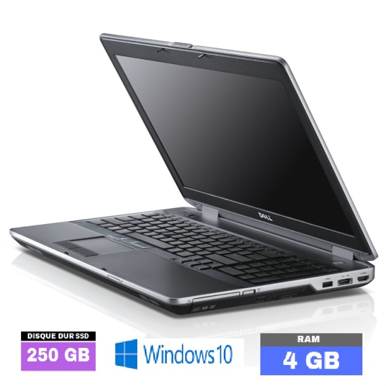 DELL E6320 - 4 Go RAM - 250 Go HDD - Windows 10 64 BITS - N°130506