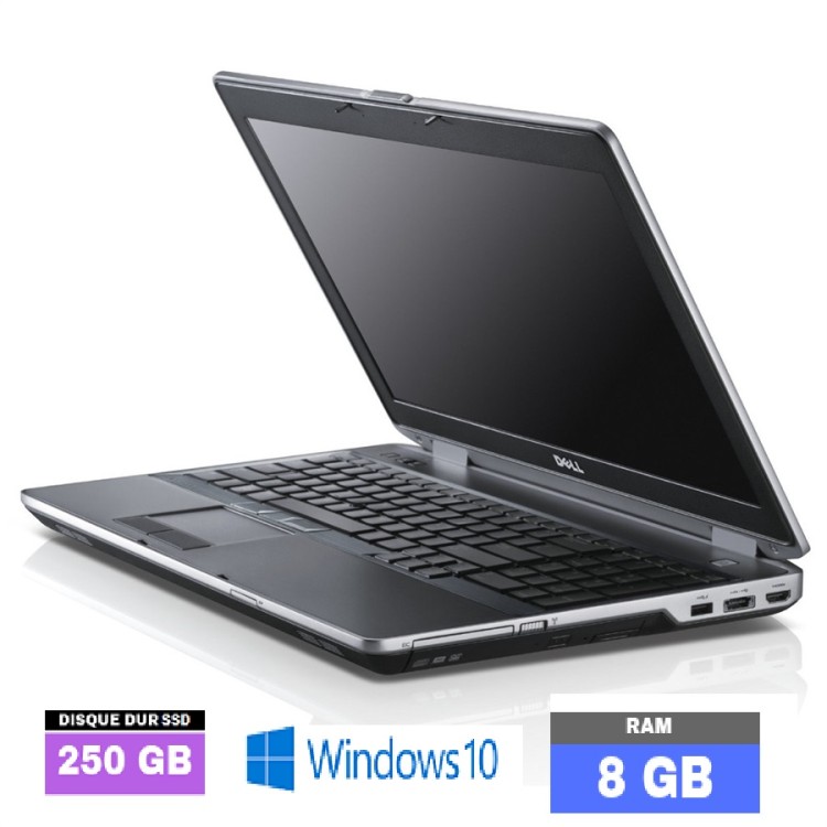 DELL E6320 - 8 Go RAM - 250 Go HDD - Windows 10 64 BITS - N°130507