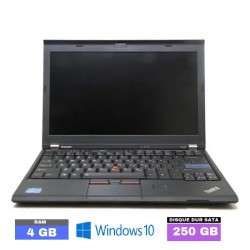 LENOVO X220 - 4 Go RAM - HDD 250 GO - Windows 10 64 bits - N°130511
