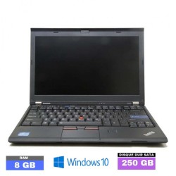 LENOVO X220 - 8 Go RAM - HDD 250 GO - Windows 10 64 bits - N°130512