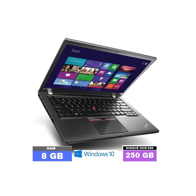 LENOVO X250 - 8 Go RAM - SSD 250 GO - Windows 10 64 bits - N°130518