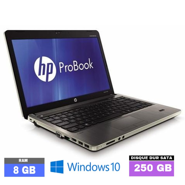 HP 6460B I5 - 8 Go RAM - HDD 250 GO - Windows 10 - N°130528