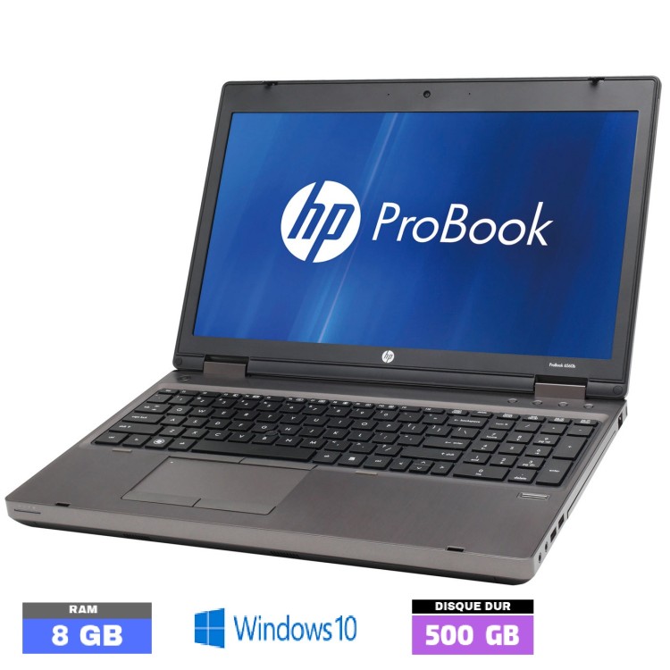 HP 6570B I5 - 8 Go RAM - HDD 500 GO - Windows 10 - N°130531