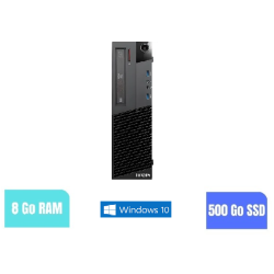 UC de bureau IBM THINKCENTRE M83 I3 - SSD 500 GO - RAM 8 go - WINDOWS 10 - N°200905