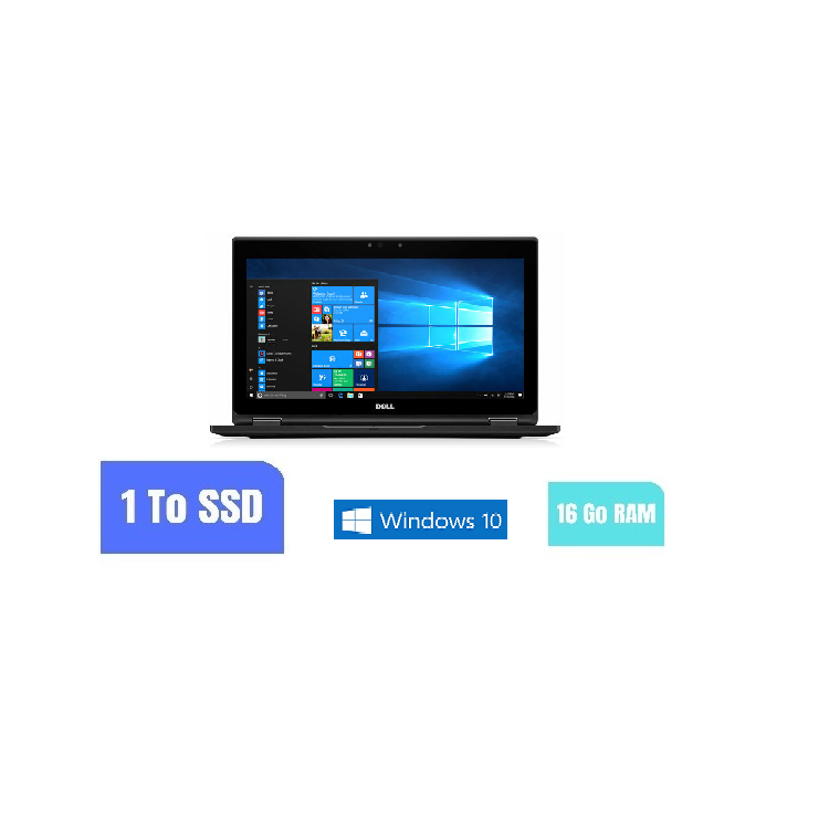 DELL E5289 Core I5 Sous Windows 10 - WEBCAM - SSD 1 TO - Ram 16 GO Go- N°230904