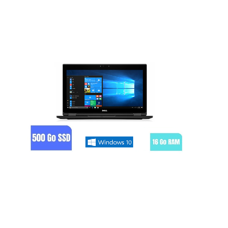 DELL E5289 Core I5 Sous Windows 10 - WEBCAM - SSD 500 GO - Ram 16 GO Go- N°230905