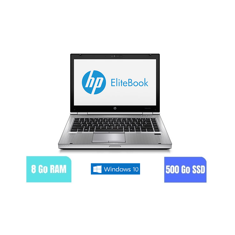HP Elitebook 8470P Core i5 - 8 Go RAM - SSD 500 GO - Windows 10  - N°260902