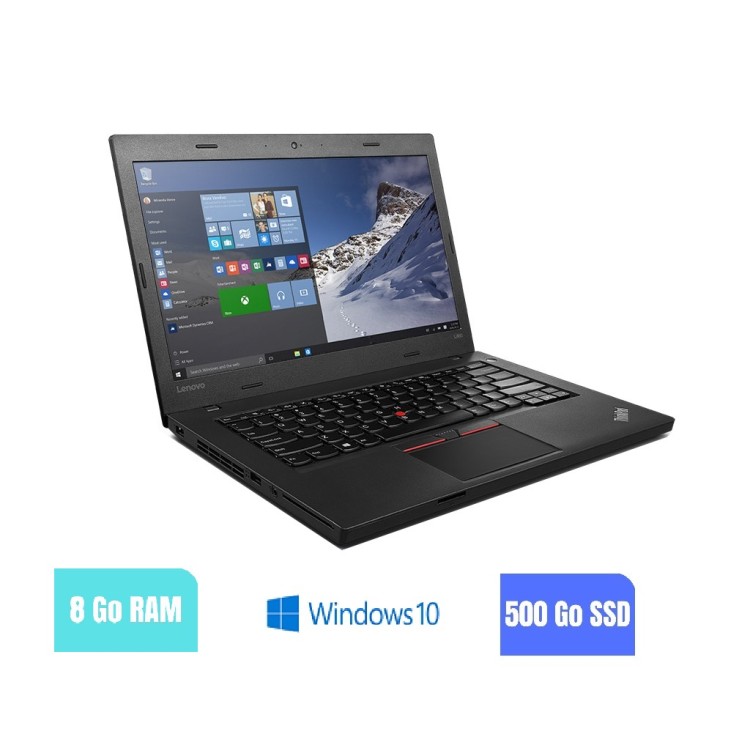 LENOVO L460 I3 - 8 Go RAM - 500 SSD - Windows 10 - N°270907