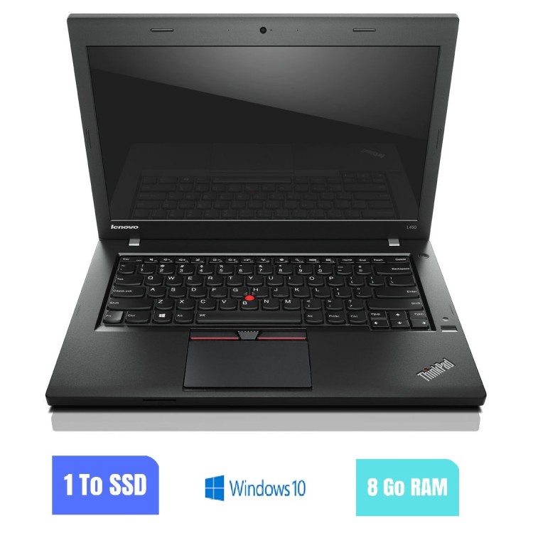 LENOVO L450 I3 - 8 Go RAM - 1 TO SSD - Windows 10 - N°270909