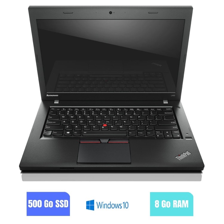 LENOVO L450 I3 - 8 Go RAM - 500 GO SSD - Windows 10 - N°270910