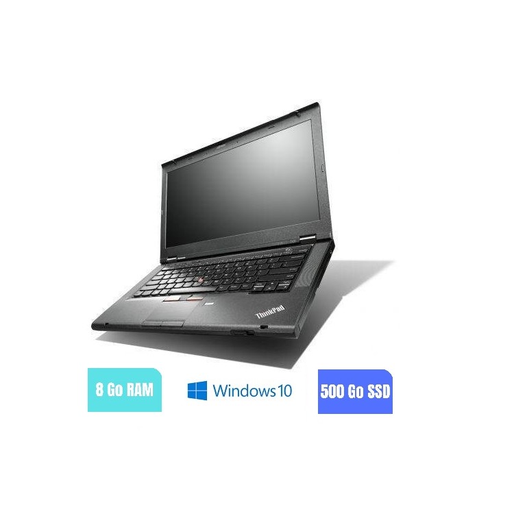 LENOVO T430 - 8 Go RAM - 500 Go SSD - Windows 10 - N°150212