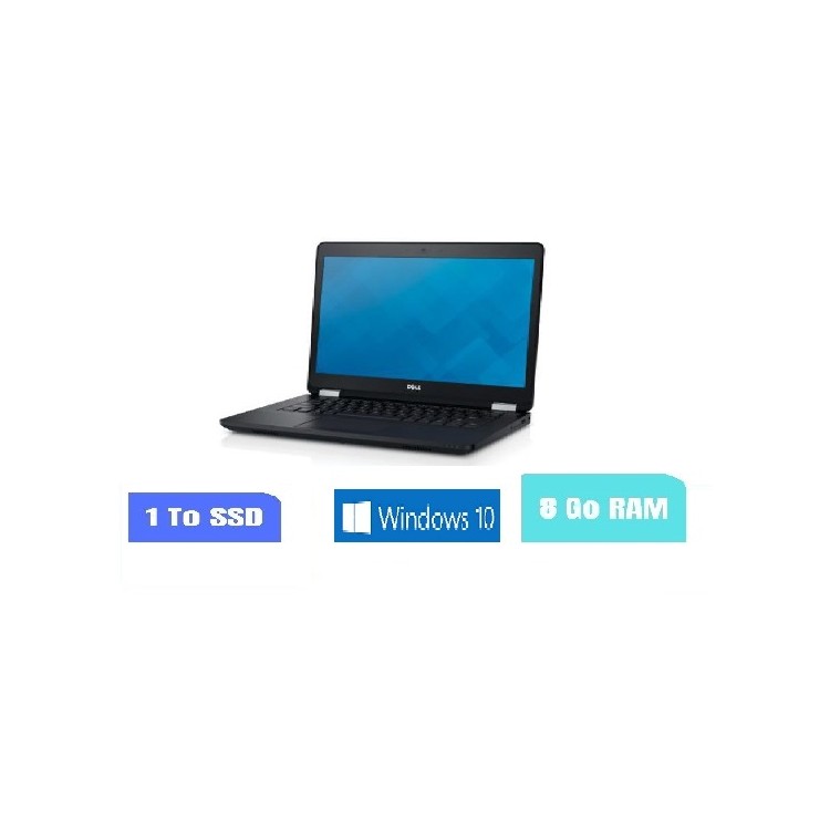 DELL E5470 i5 - 8 Go RAM - 1 TO SSD - Windows 10 - N°300904