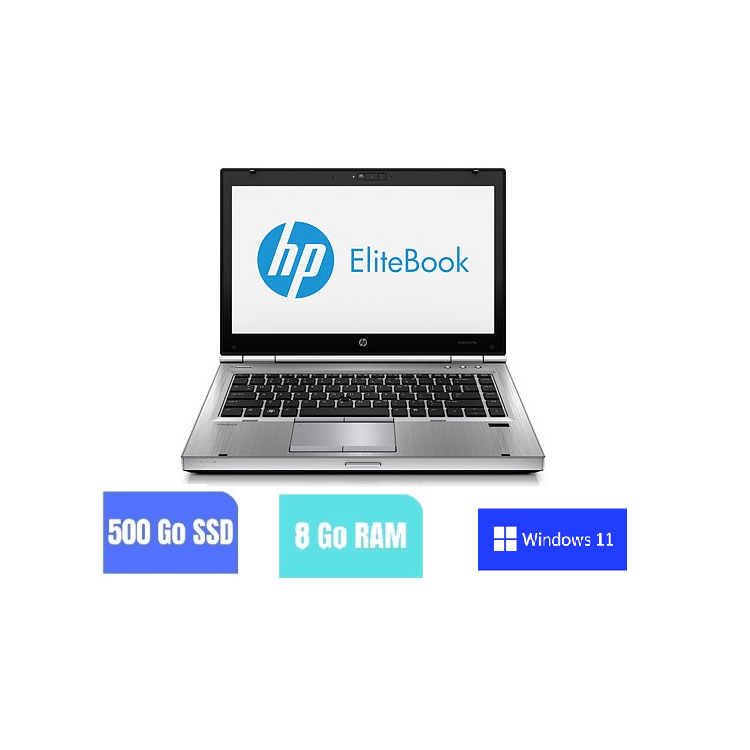 HP Elitebook 8470 Core i5 - 8 Go RAM - SSD 500 GO - Windows 11  - N°031001