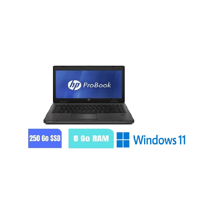 HP 6460B I5 - 8 Go RAM - SSD 250 GO - Windows 11 - 031003