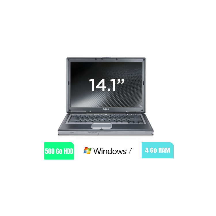 DELL D630 - 4 Go RAM - 500 HDD - Windows 7 32 BITS - N°160213