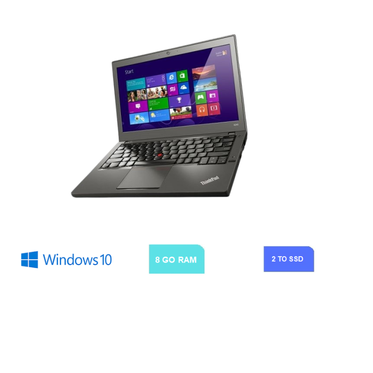 LENOVO X260 -  Core I5 - 8 Go RAM - SSD 2 TO - Windows 11  N°151216
