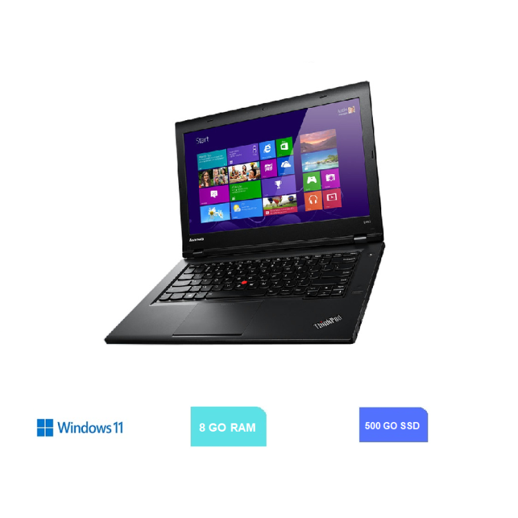 LENOVO L440 - Core I5 - 8 Go RAM - 500 GO SSD - Windows 11 - N°161219