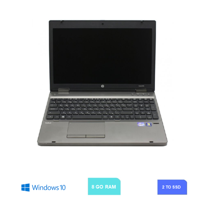 HP 6560B CELERON - SSD 2 TO - RAM 8 GO - Windows 10 N°040106