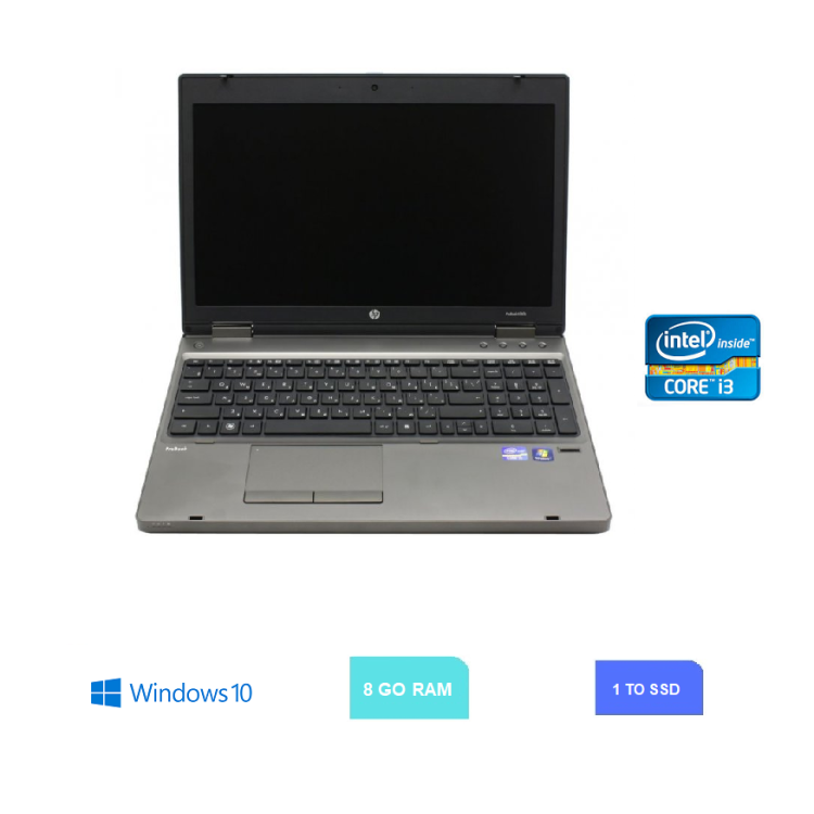 HP 6560B CORE I3- SSD 1 TO - RAM 8 GO - Windows 10 N°050101