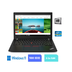 LENOVO X280 - 8 Go RAM - SSD 500 GO - Windows 11 - 090602