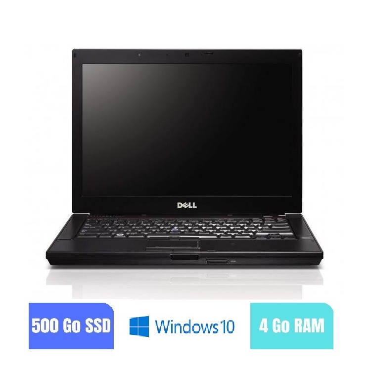 DELL E6410 - 4 Go RAM - 500 SSD - Windows 10 - N°160228