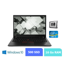LENOVO T450 - I5 - 16 Go RAM - SSD 500 Go - Windows 10  N°130605