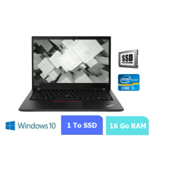 LENOVO T450 - I5 - 16 Go RAM - SSD 1 To - Windows 10  N°130606