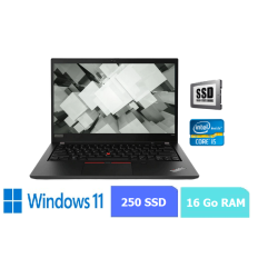 LENOVO T450 - I5 - 16 Go RAM - SSD 250 Go - Windows 11 N°130608