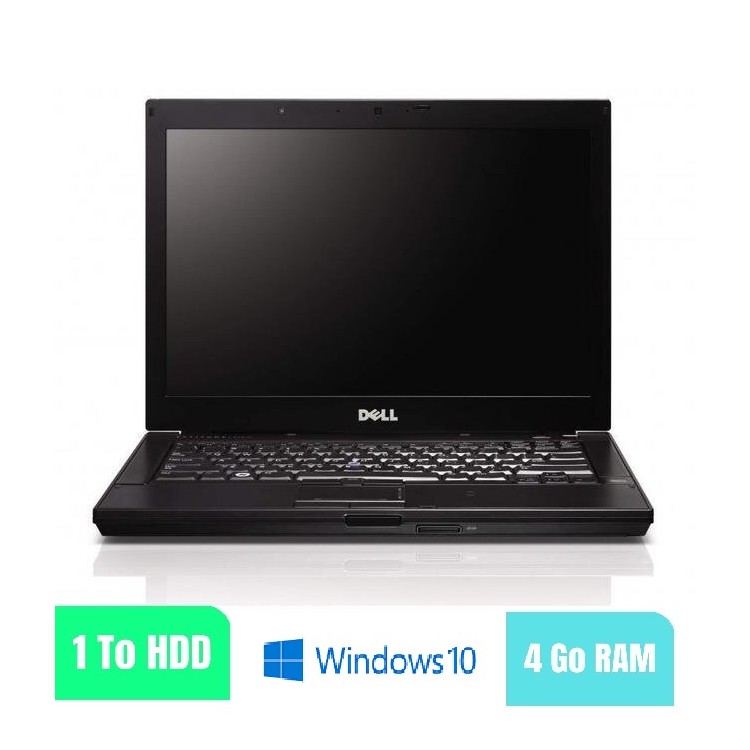 DELL E6410 - 4 Go RAM - 1000 HDD - Windows 10 - N°160232