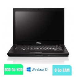 DELL E6410 - 8 Go RAM - 500 HDD - Windows 10 - N°160234