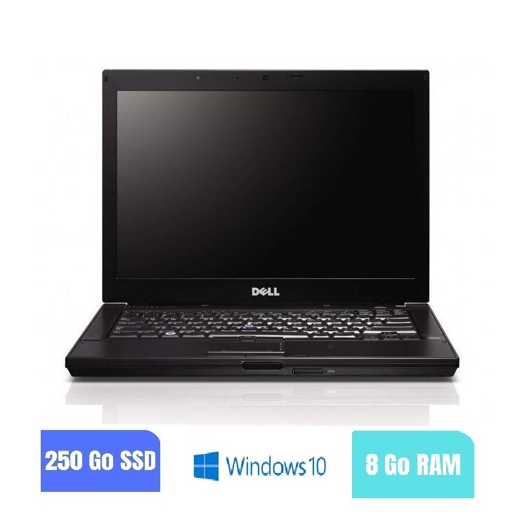 DELL E6410 - 8 Go RAM - 250 SSD - Windows 10 - N°160239