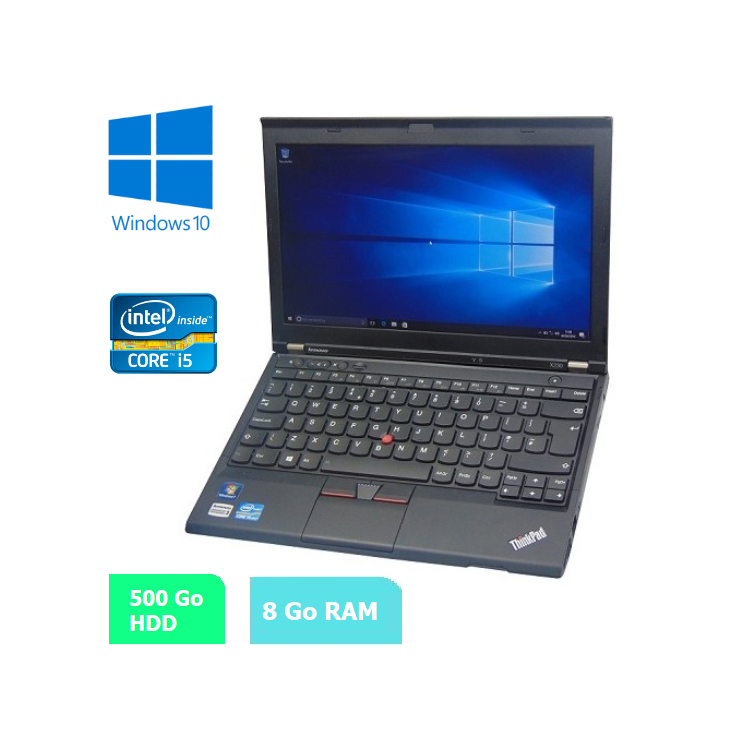 LENOVO X230 - I5 - 8 Go RAM - HDD 500 Go - Windows 10 N°140601
