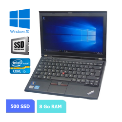 LENOVO X230 - I5 - 8 Go RAM - SDD 500 Go - Windows 10 N°140603