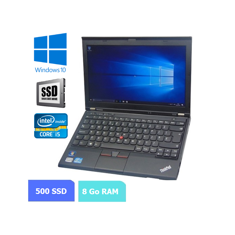 LENOVO X230 - I5 - 8 Go RAM - SDD 500 Go - Windows 10 N°140603