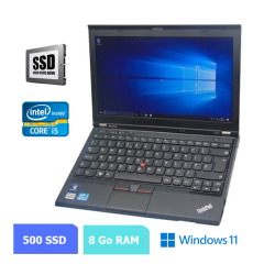LENOVO X230 - I5 - 8 Go RAM - SSD 500 Go - Windows 11 N°140607