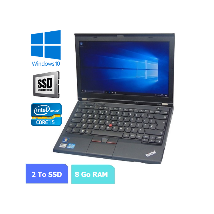 LENOVO X230 - I5 - 8 Go RAM - SSD 2 To - Windows 10 N°140605