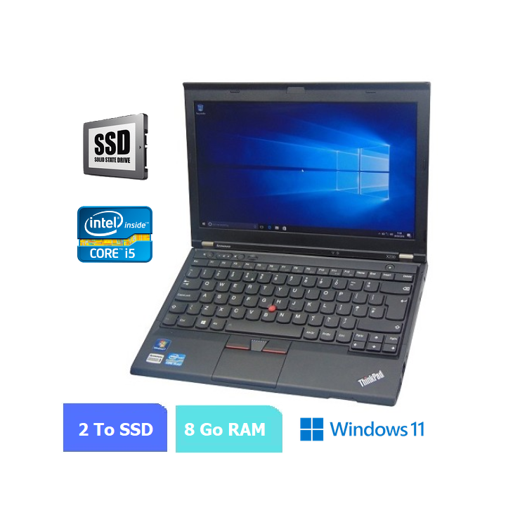 LENOVO X230 - I5 - 8 Go RAM - SSD 2 To - Windows 11 N°140609