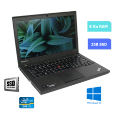 LENOVO X240 - I5 - 8 Go RAM - SDD 250 Go - Windows 10 N°140611