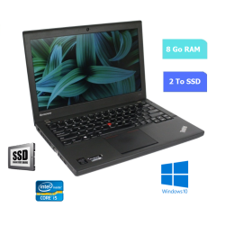LENOVO X240 - I5 - 8 Go RAM - SSD 2 To - Windows 10 N°140618