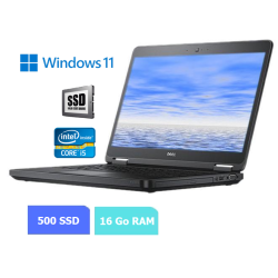 DELL E5450 - 16 Go RAM - SSD 500 Go - Windows 11 - N°160607