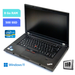 LENOVO T530 - RAM 8 Go - SSD 500 Go - WINDOWS 11 - N°200605