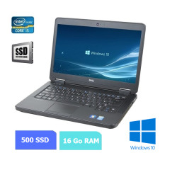 DELL E5480 - 16 Go RAM - SSD 500 Go - Windows 10 - N°210602