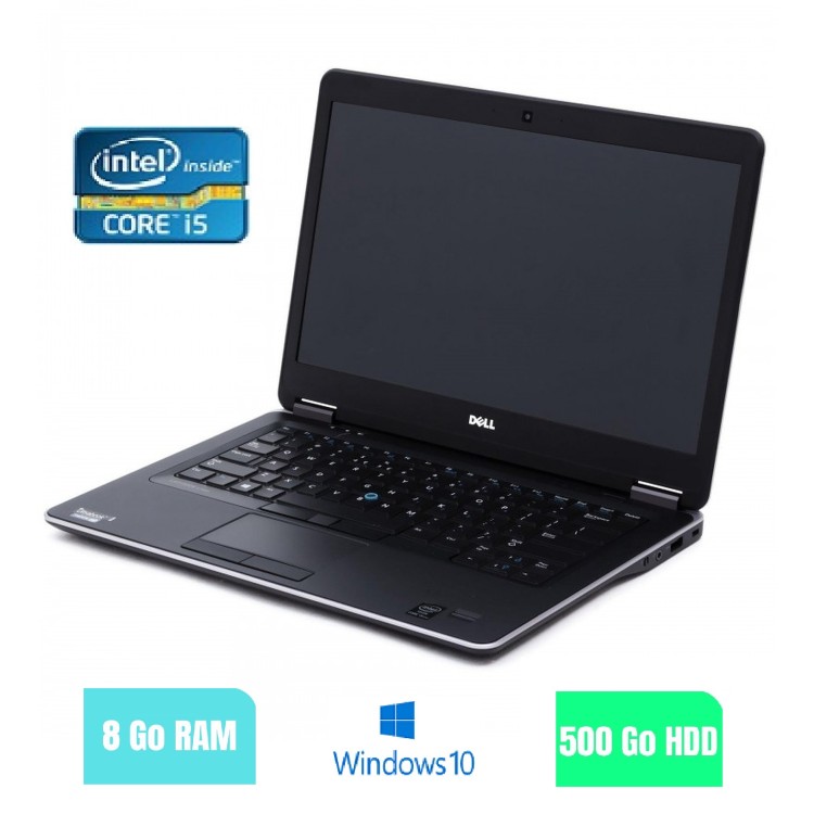 DELL E7440 - 8 Go RAM - 500 HDD - Windows 10 - N°160255