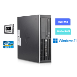 UC DE BUREAU HP 8200 ELITE I5 - RAM 16 GO - SSD 250 Go - WINDOWS 11 - N°290618