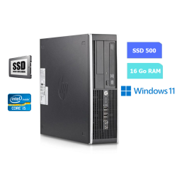 UC DE BUREAU HP 8200 ELITE I5 - RAM 16 GO - SSD 500 Go - WINDOWS 11 - N°290619
