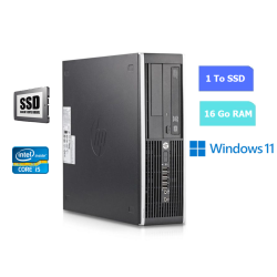 UC DE BUREAU HP 8200 ELITE I5 - RAM 16 GO - SSD 1 To - WINDOWS 11 - N°290620